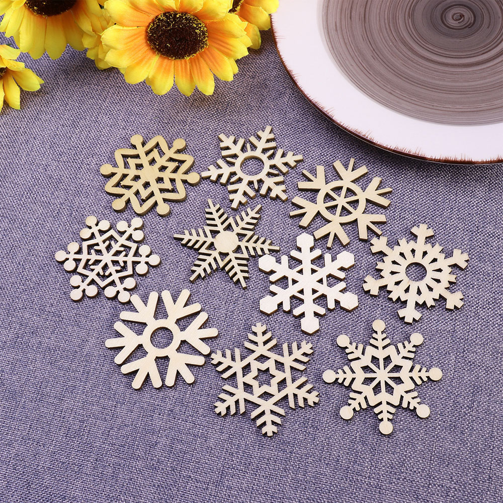 Christmas Craft Embellishment - 10 Buah Dekorasi Pohon Natal DIY