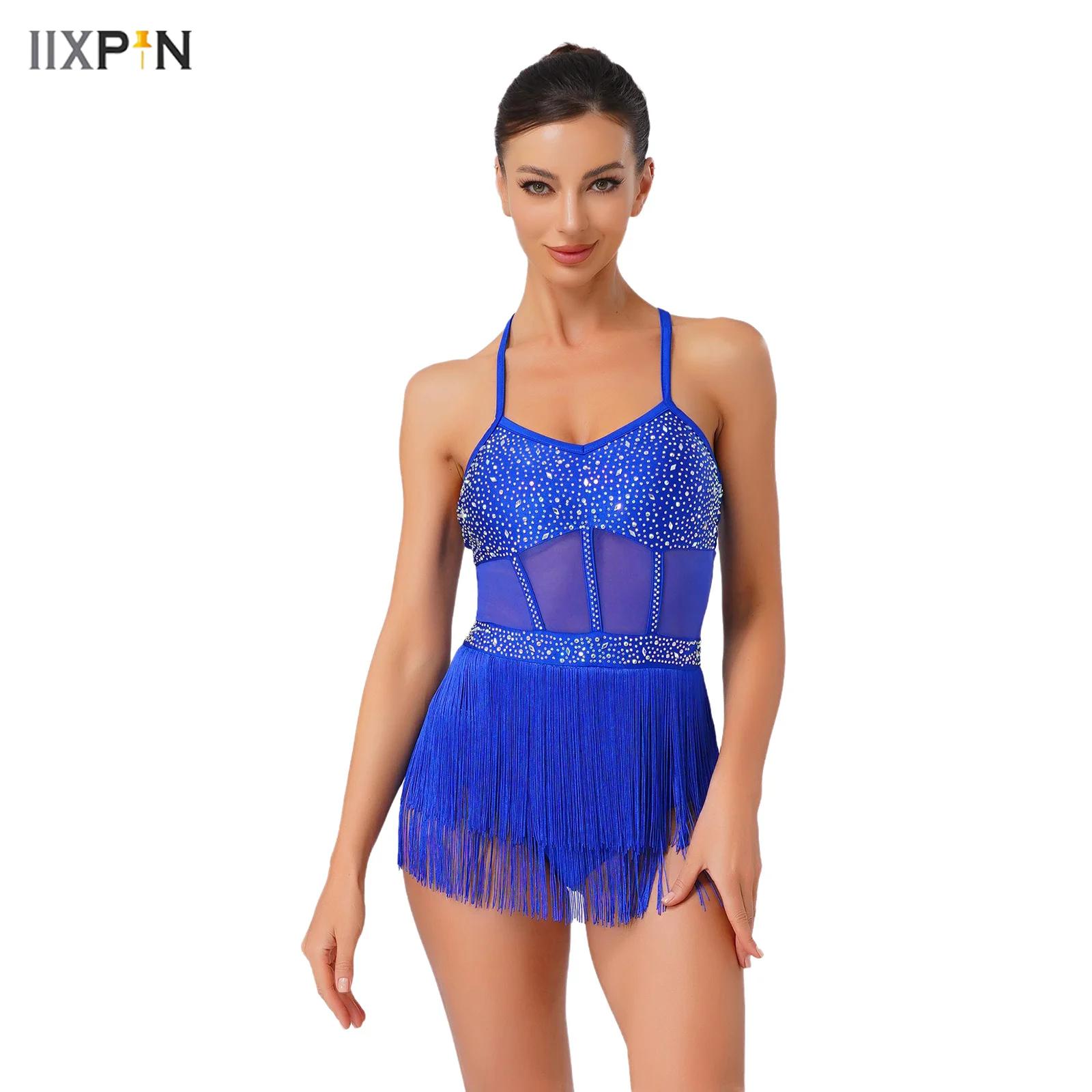 Rhinestone Banding Trim - Gaun Leotard Dansa Tango Latin Berlian