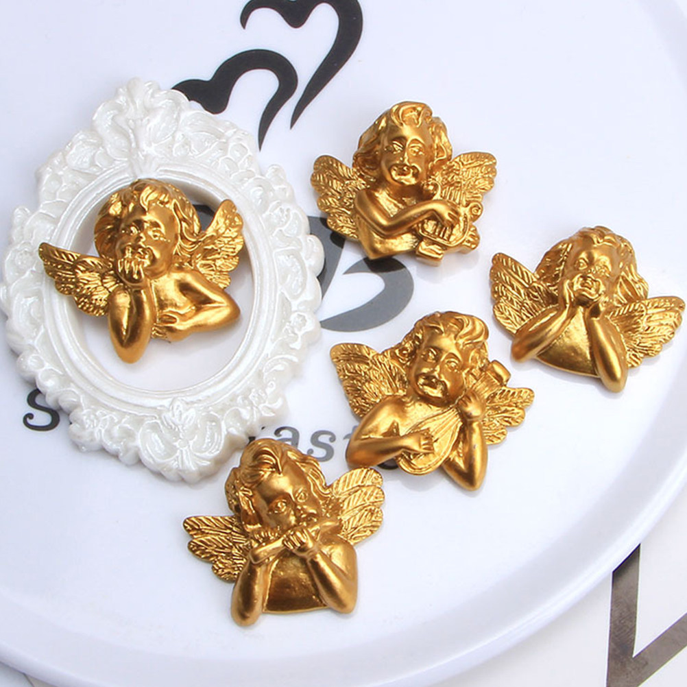 Craft Embellishment - 15 Buah Aksesori Malaikat Resin Kerajinan
