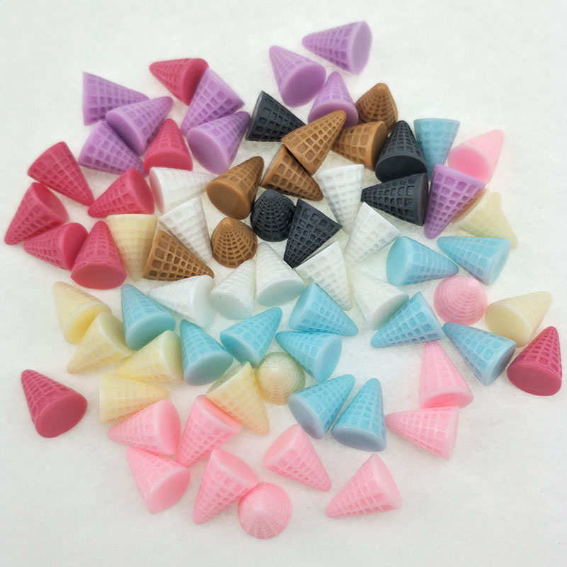Embellishment Glue Craft - 40 Buah/Lot 1.5*2Cm Resin Kerajinan Es