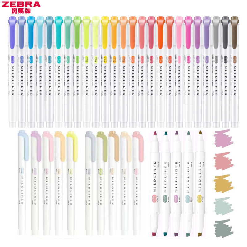 Zebra Pen Sarasa - 1/3 Buah Pena Stabilo ZEBRA MILDLINER