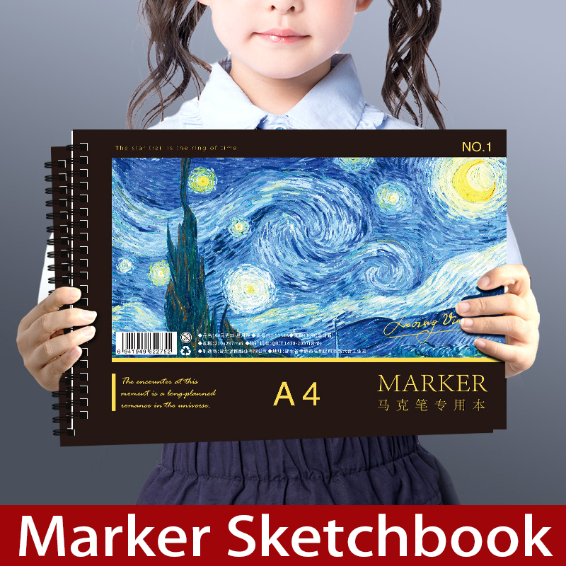 Copic Marker Sketch - 60 Lembar Buku Sketsa A4 Coil,