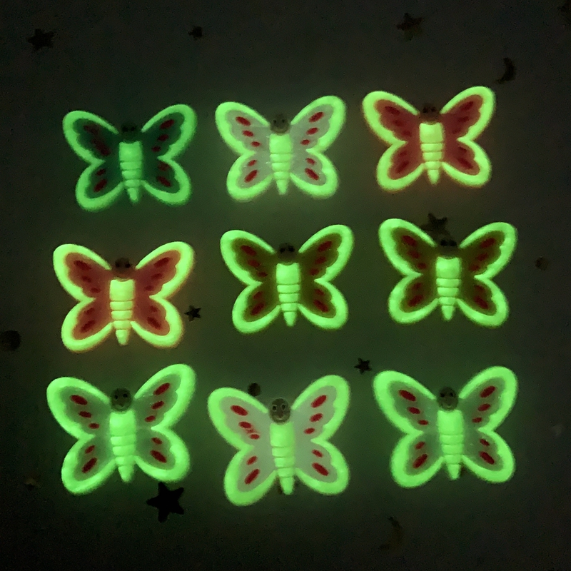 10 Buah Lem Fleksibel PVC Kupu - Embellishment Glue Craft ulasan dan harga