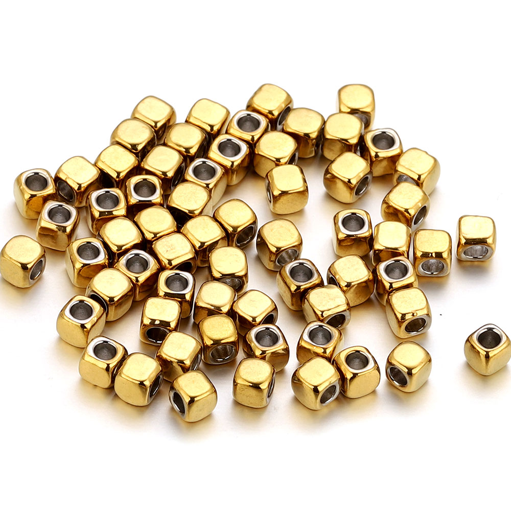 50pcs Manik-Manik Spacer Perse - Embroidery Craft ulasan dan harga