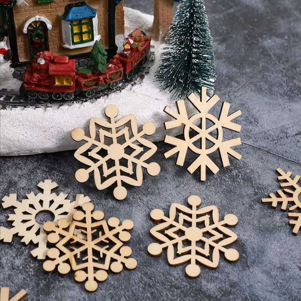 10 Buah Dekorasi Pohon Natal D - Christmas Craft Embellishment ulasan dan harga