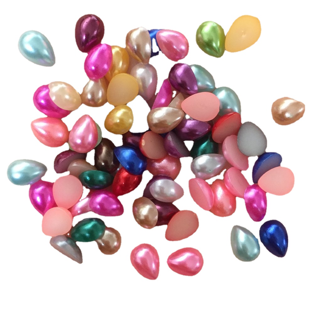 200 Buah Resin Manik-manik Mut - Embellishment Glue Craft ulasan dan harga