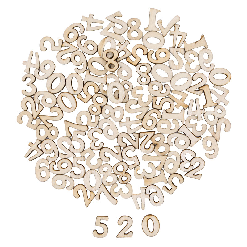 100 buah huruf angka alfabet k - Craft Embellishment ulasan dan harga