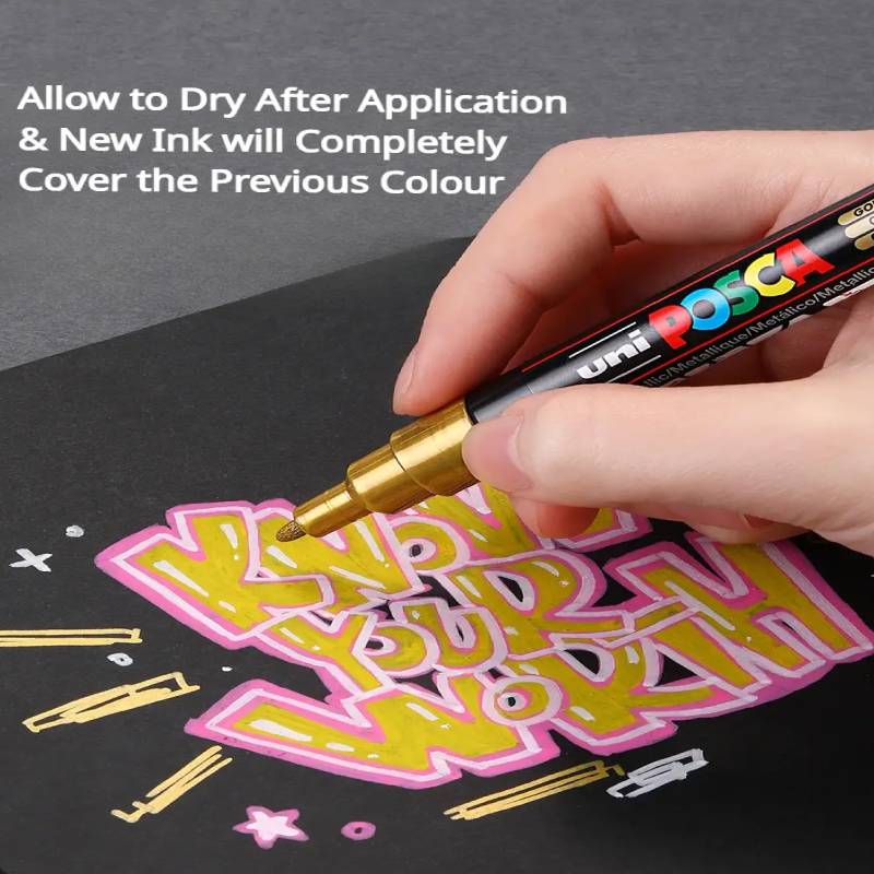 Uni Poscas spidol akrilik PC-1 - Copic Marker Sketch ulasan dan harga