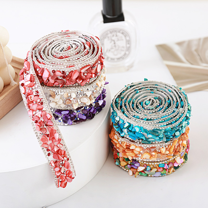 Pita Kristal Rhinestone 90cm 2 - Embellishment Glue Craft ulasan dan harga