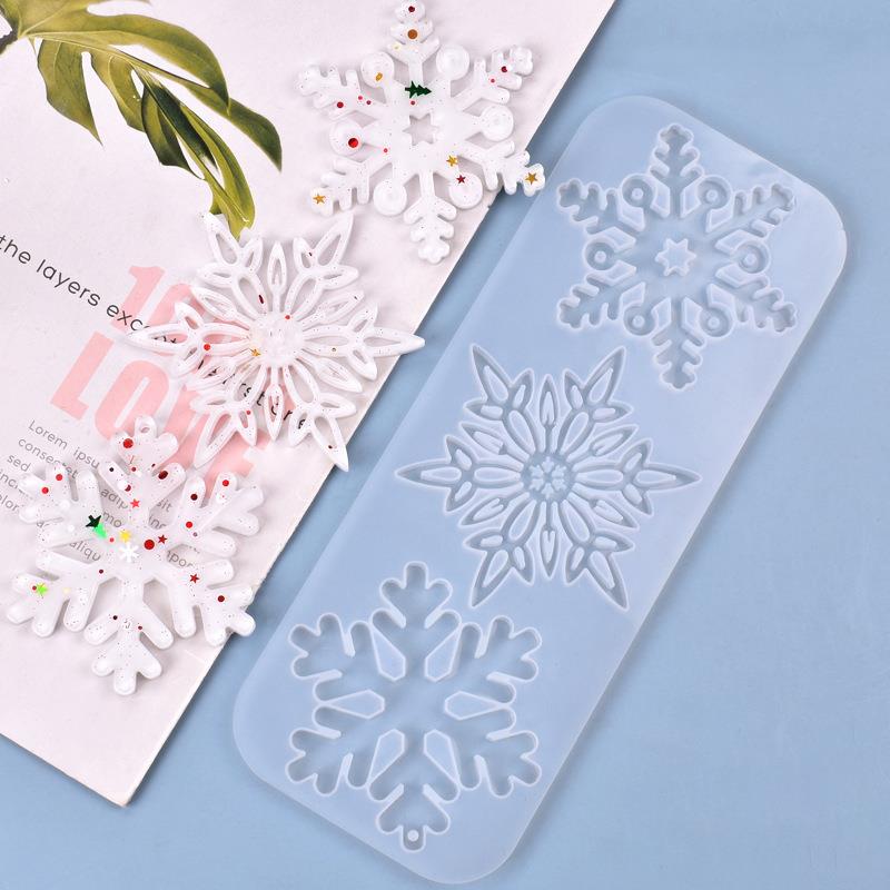 Cetakan silikon ornamen keping - Christmas Craft Embellishment ulasan dan harga