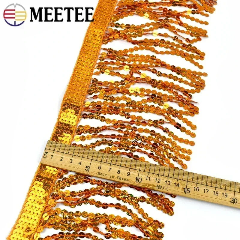 1-5Meter 16Cm Pinggiran Rumbai - Beaded Trim Fringe ulasan dan harga