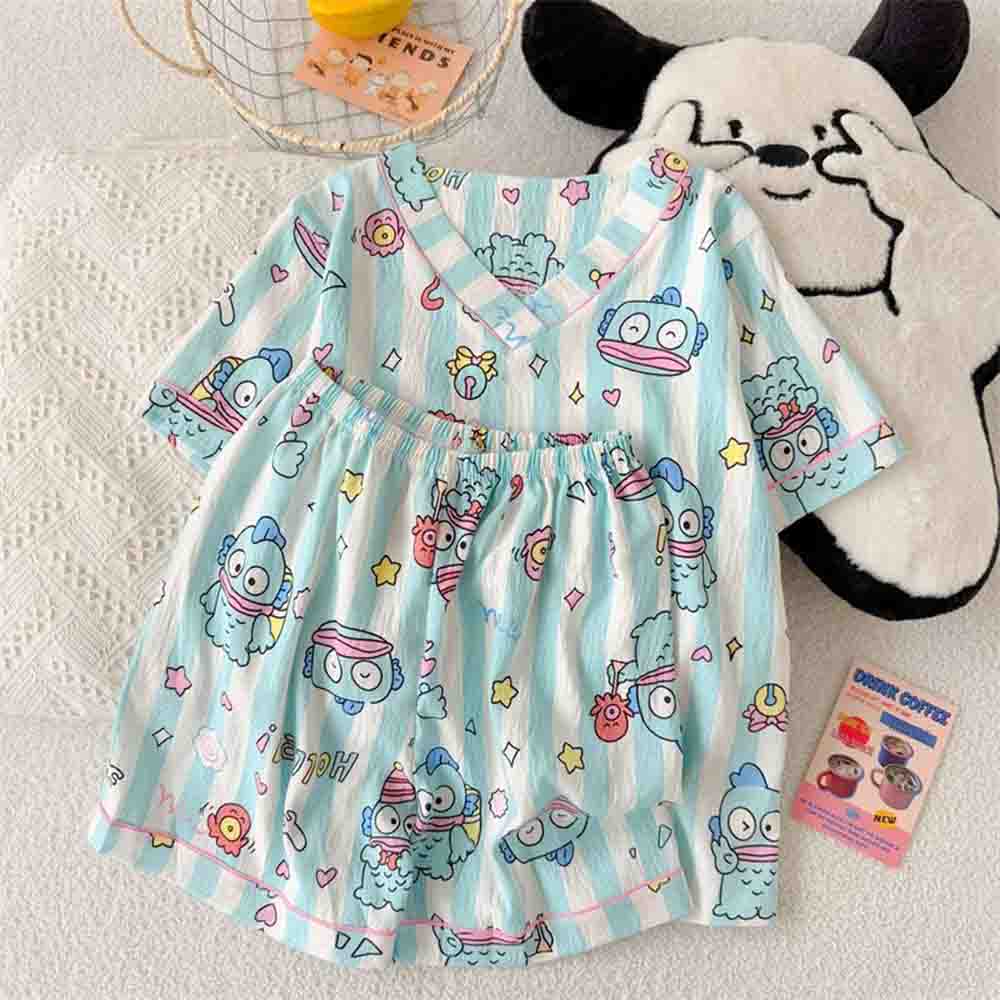 Set Piyama Wanita Sanrio Hangy - Embellish Knit ulasan dan harga