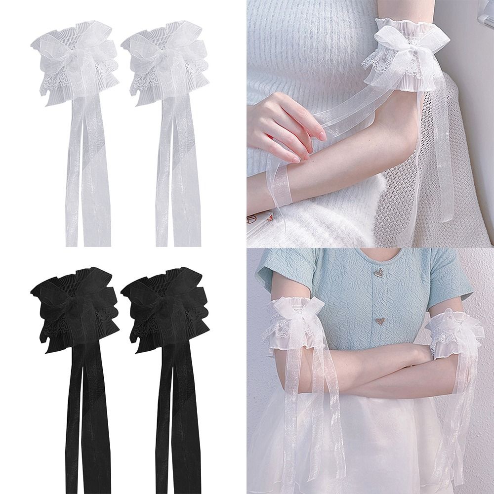 Penghangat lengan lengan ikata - Elastic Lace Trim ulasan dan harga