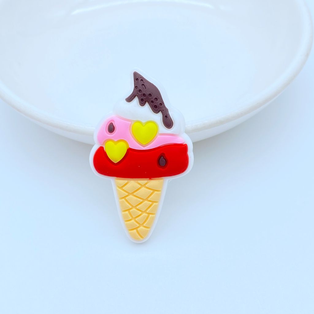 10/20 Buah Seri Es Krim Lucu P - Embellishment Glue Craft ulasan dan harga