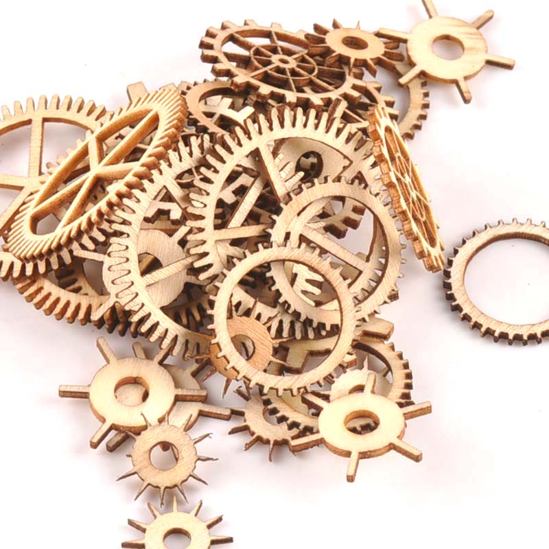 20-40Mm 36Pcs Kayu Yang Belum  - Craft Embellishment ulasan dan harga