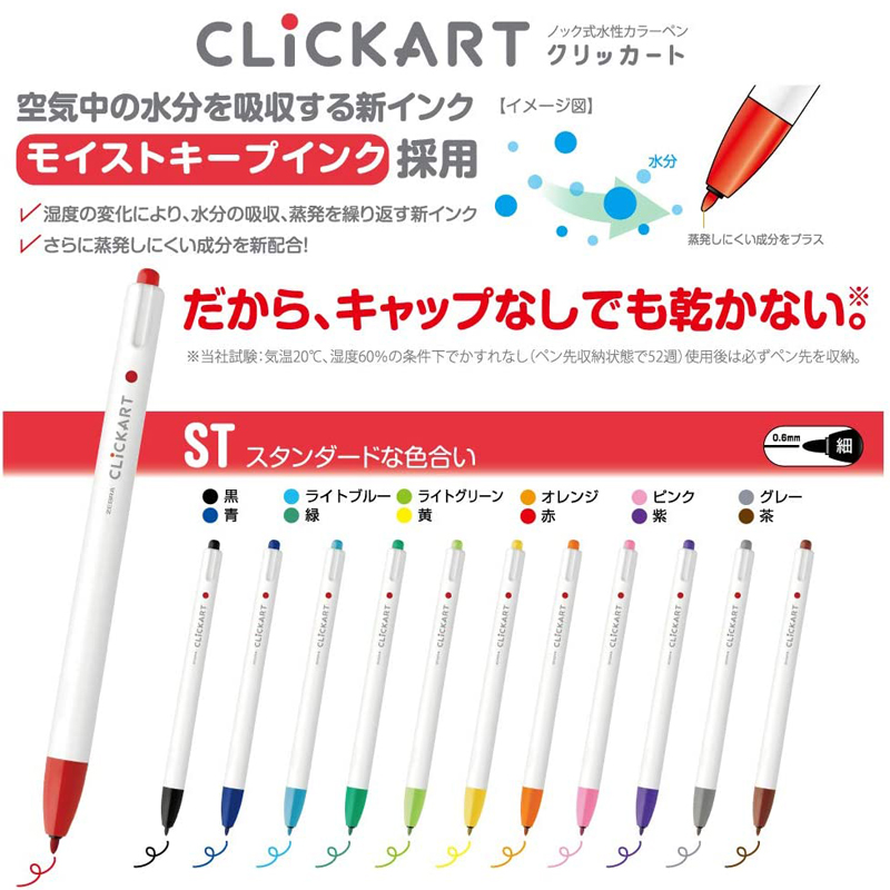 Spidol tekan 6/12/36/48 warna  - Zebra Pen Sarasa ulasan dan harga