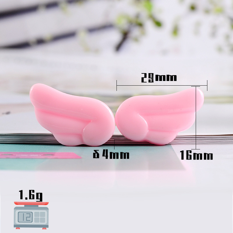 10PCS Kawaii Lucu Sayap Malaik - Craft Embellishment ulasan dan harga