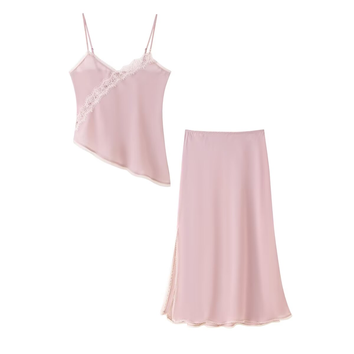 Tidalyf 2025 Set Atasan Cami d - Elastic Lace Trim ulasan dan harga