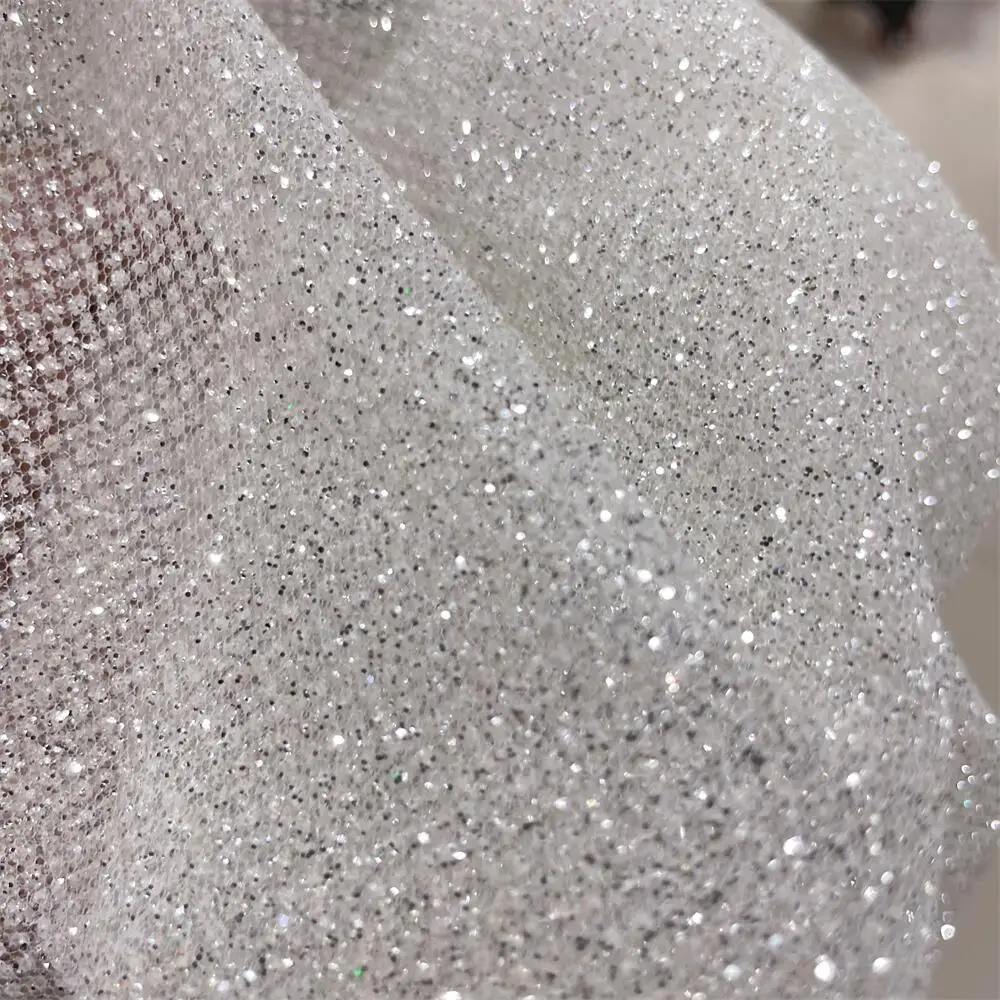 Superdensitas-benang jaring Gl - Crystal Mesh Fabric ulasan dan harga